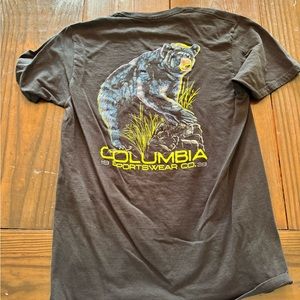 Black bear Columbia shirt